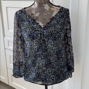NWOT lucky brand sheer top